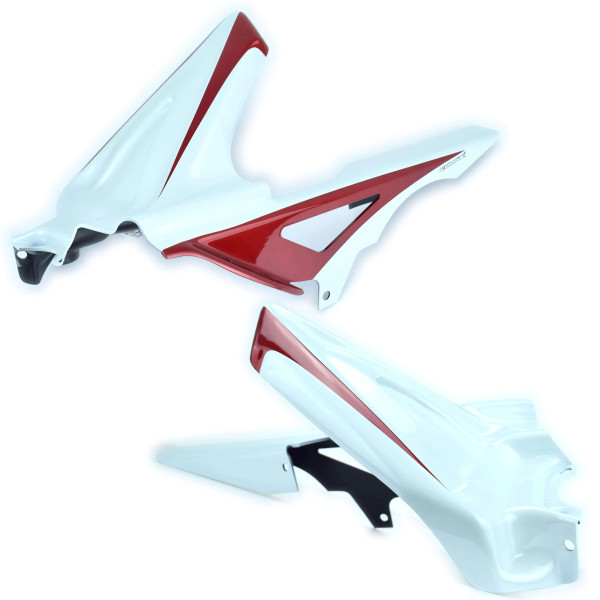 Ermax Ermax hugger | metallic white/metallic burgundy (pearl cool white/pearl sienna red) | honda cb 1000 r 2011>2017